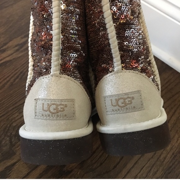 sequin uggs size 10